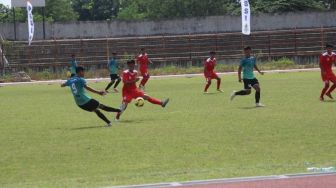 Sepakbola Porprov Lampung, Bandar Lampung Menang Tipis 1-0 Dari Pringsewu
