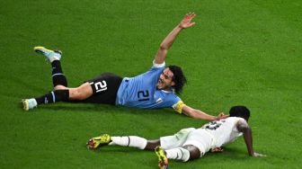 Alasan Edinson Cavani Tinju Monitor VAR pasca Uruguay Tersingkir dari Piala Dunia 2022