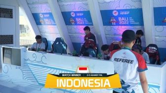 Timnas Mobile Legends Indonesia Bantai Filipina 2-0 di IESF World Esports Championship
