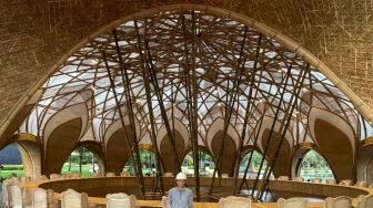 Bamboo Dome, Kearifan Lokal Tempat Santap Siang Pemimpin dan Delegasi G20