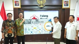 PMI Terima Donasi 3 Perusahaan Senilai Rp1,9 Miliar Untuk Korban Gempa Cianjur