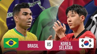 Link Live Streaming Brasil vs Korea Selatan Piala Dunia 2022, Oppa Hwaiting!