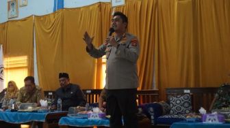 Usai Pembakaran Kantor PT GAJ, Forkopimda Lampung Tengah Temui Perwakilan Tokoh Adat 6 Kampung Pubian