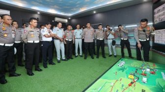 Kakorlantas Polri Tinjau Kesiapan Operasi Lilin 2022 untuk Pengamanan Natal dan Tahun Baru 2023