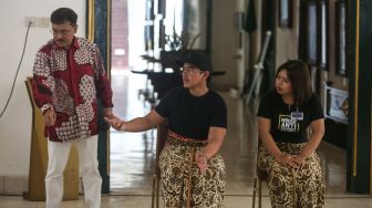 Kaesang Pangarep Ikuti Prosesi Gladi Bersih Pernikahan Tanpa Erina Gudono