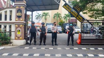 Pasca Bom Bunuh Diri di Astanaanyar, Polres Jakarta Selatan Perketat Penjagaan
