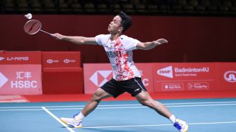 Hasil India Open 2023: Anthony Ginting Lewati Li Shi Feng Menuju Semifinal