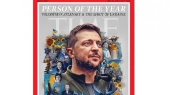 Berani Lawan Putin, Presiden Ukraina Zelensky Dinobatkan Jadi Person of the Year Versi Majalah Time