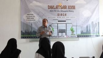 Diklatsar KSR PMI UWG Malang, Rektor: Jadilah Sukarelawan dari Hati