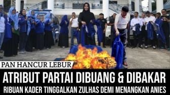 CEK FAKTA: Demi Menangkan Anies, Ribuan Kader PAN Bakar Atribut Partai untuk Tinggalkan Zulhas, Benarkah?