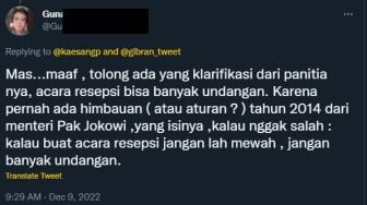 Jokowi Sempat Larang Pejabat Bikin Resepsi Pernikahan Mewah, Kok Undangan Nikahan Kaesang Sampai 3.000?