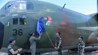 Pesawat C-130 Herkules Lengkapi Kekuatan Skadron Udara 33 Lanud Sultan Hasanuddin