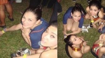 Saat Syahrini Tepergok Memakai Baju Pemberian Luna Maya