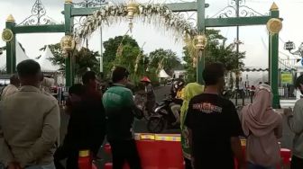 Pura Mangkunegaran yang Merupakan Lokasi Resepsi Kaesang dan Erina Masih Dipadati Pengunjung