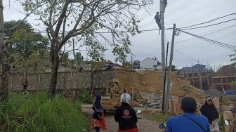 Jalan Lintas Panggoi – Paya Bili Lhokseumawe Longsor