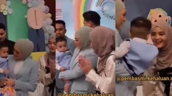 Kedekatan Nathalie Holscher dan Putri Delina di Ultah Adzam Banjir Pujian Warganet