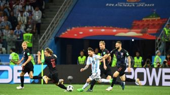 Mimpi Buruk Albiceleste di Rusia: Messi Tak Berkutik, Kroasia Bantai Argentina di Nizhny Novgorod