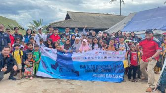 Holding BUMN Danareksa Gelar Sesi Trauma Healing untuk Anak Terdampak Gempa Cianjur