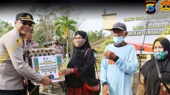 Aksi Kemanusiaan Polres Tanbu-Lazis Assalam Fil Alamin