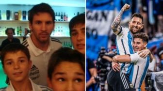 Heboh Julian Alvarez Selfie Bareng Messi 10 Tahun Lalu, Kini Bersama Bawa Argentina Lolos ke Final