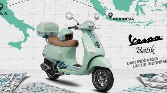 Suguhkan Adaptasi Pola Tradisional "Tambal Jagad", Piaggio Indonesia Luncurkan Vespa Batik Special Edition