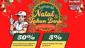 Semarakkan Natal dan Tahun Baru 2023, Astra Motor Natar Promo Diskon Paket 