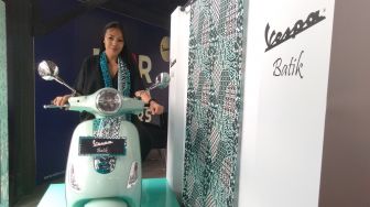 Vespa Batik Special Edition Resmi Mengaspal, Ini Filosofi, Makna Motif dan Harganya