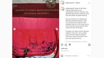 Tega Banget! Viral Bantuan Makanan Anak dari Kemensos Sudah Basi hingga Ada Belatung