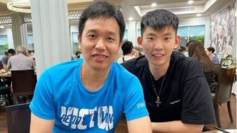 Kedekatan Juara WTF 2022 Liu Yuchen dan Hendra Setiawan Ini Bak Anak Sulung