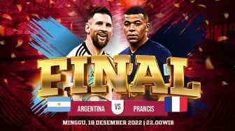 Link Live Streaming Argentina vs Prancis, Siapa Juara Piala Dunia 2022?