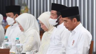 Presiden Jokowi dan Keluarga Gelar Pengajian 1.000 Hari Wafatnya Ibunda Sujiatmi di Solo