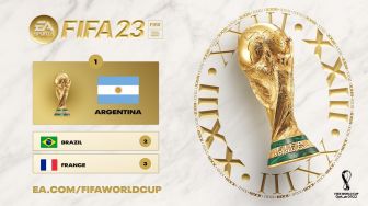 EA Sports Sudah Tahu Argentina Juara Piala Dunia 2022 dan Gol Messi di Final Sejak November Kemarin