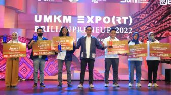 BRI Antarkan UMKM Go Global lewat UMKM EXPO(RT) BRILIANPRENUER 2022