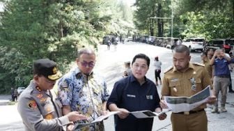 Menteri BUMN Erick Tohir Dukung Pembangunan Fly Over Sitinjau Lauik