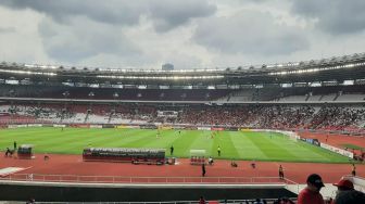 Hadir di Laga Timnas Indonesia vs Kamboja di SUGBK, Jokowi Duduk di Tempat Tak Biasa