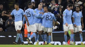 Drama 5 Gol, Manchester City Singkirkan Liverpool dari Piala Liga Inggris