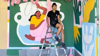 Yessiow Euro Tour 2022 Gaungkan Nama Indonesia di Panggung Seni Mural Internasional