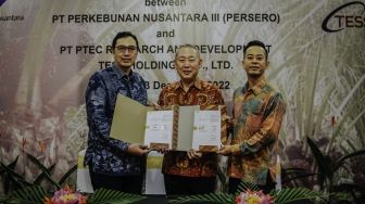 PTPN III Gandeng PTEC Kembangkan Pabrik Biopelet di KEK Sei Mangkei