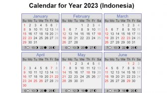 30 Link Download Kalender 2023, Gratis Lengkap dengan Tanggal Merah!