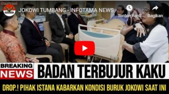 CEK FAKTA: Beredar Video Istana Kabarkan Jokowi Tumbang dan Dalam Kondisi Terbujur Kaku, Benarkah?
