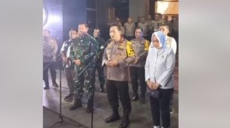 Kapolri dan Panglima TNI Pantau Langsung Kondisi Pengamanan Malam Tahun Baru
