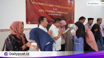 KPU Gorontalo Santuni Anak Yatim, Ketua KPU: Ini Akan Jadi Rutinitas