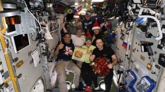 Begini Perayaan Tahun Baru 2023 Astronaut di Stasiun Luar Angkasa Internasional