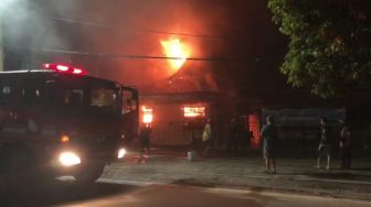 Kantor Disperindag Kota Serang Kebakaran