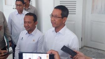 Menteri Bahlil Sambangi Heru Budi di Balai Kota, Berencana Bikin Tim Percepat Perizinan Investasi di Jakarta