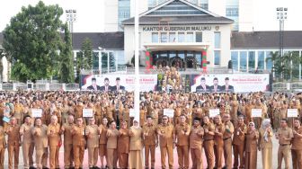 Pimpin Apel Perdana di Tahun 2023, Ini Arahan Gubernur Maluku Untuk ASN