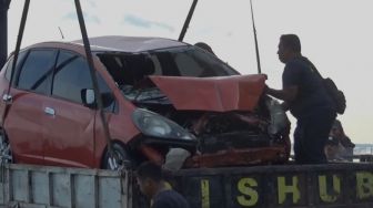 Pengemudi Honda Jazz yang Kecemplung di Laut Dipastikan Mabuk Miras