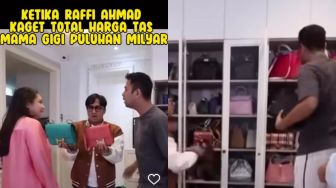 Raffi Ahmad Bongkar Nilai Koleksi Tas Branded Istrinya Capai Rp60 M, Nagita Slavina: Ngarang Cuma KW!