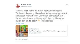 Panas! Mahfud MD - Rizal Ramli 'Perang' di Twitter soal Perppu Cipta Kerja