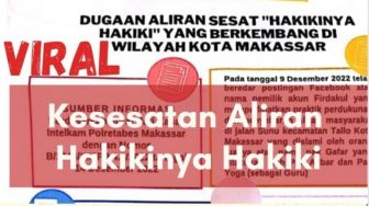 5 Poin Kesesatan Aliran Hakikinya Hakiki di Kota Makassar